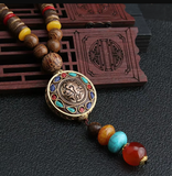 Tibetische Schneelöwen-Mala 