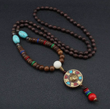 Heilige Silben der tibetischen Mala