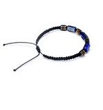 Schwarzes Lapislazuli-Armband für inneren Frieden und Schutz 