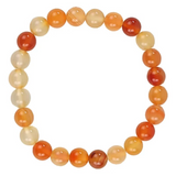 Strahlendes Lebensarmband – Karneol