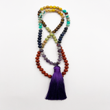7 Chakra Mala aus Natursteinen