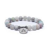 Serenity Mala Armband – Amazonit &amp; Buddha (21 Perlen)