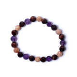Armband der Heiligen Harmonie – Tigerauge, Amethyst & Sonnenstein