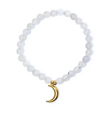 Himmlisches Mondsteinarmband