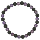 Joy &amp; Love Armband - Facettierter Erdbeerquarz 