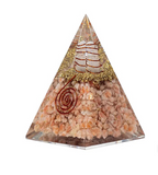 Orgonitpyramide Sonnenstrahlung im Sonnenstein &amp; Sonnensymbol