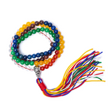 Mala Tulsi Angelit und Amazonit