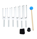 Satz mit 3 therapeutischen Stimmgabeln – 128 Hz, 256 Hz und 512 Hz