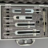 Satz mit 3 therapeutischen Stimmgabeln – 128 Hz, 256 Hz und 512 Hz