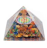 Orgonitpyramide Schwarzer Schild – Obsidian