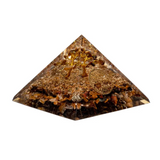 Orgonitpyramide Schwarzer Schild – Obsidian