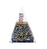 Orgonitpyramide Schwarzer Schild – Obsidian