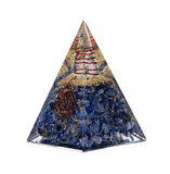 Orgonitpyramide Schwarzer Schild – Obsidian