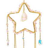 Sonnenfänger aus Kristall und Amethyst-Diamant