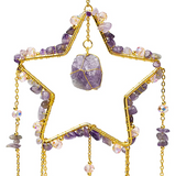 Sonnenfänger aus Kristall und Amethyst-Diamant