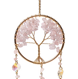 Sonnenfänger aus Kristall und Amethyst-Diamant