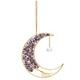 Sonnenfänger aus Kristall und Amethyst-Diamant