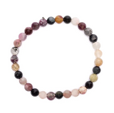 Joy &amp; Love Armband - Facettierter Erdbeerquarz 