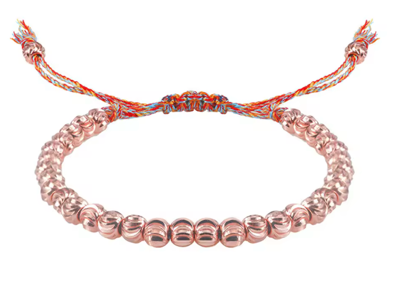 Buddhistisches Kupferperlenarmband