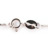 Lange Linea Celestial Kette – halbgedrehte venezianische Gliederkette aus 925er Silber (55 cm)