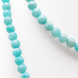 Collier Équilibre Azur – Amazonite - univers tibet