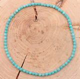 Collier Équilibre Azur – Amazonite - univers tibet