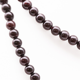 collier boules grenat - univers tibet