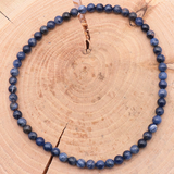 collier boule sodalite