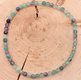 collier boules fluorine_multicolore - univers tibet