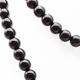 collier boule onyx 8mm - univers tibet