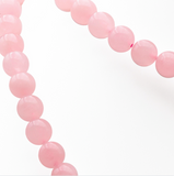 Collier Douceur du Cœur – Quartz Rose - univers tibet