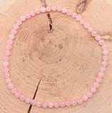 Collier Douceur du Cœur – Quartz Rose - univers tibet