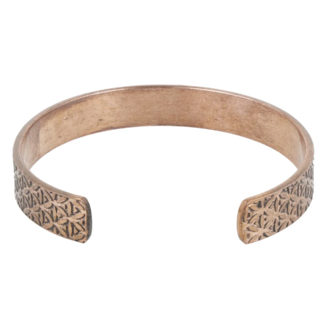 Kupfer-Magnetarmband mit Lebensblume – 1098 Gauss