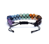 7 Chakras Kristallperlenarmband