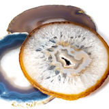 Natürliche Achatscheibe – einzeln verkauft