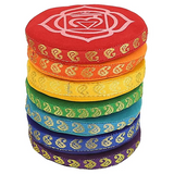 Kuscheldecke mit 7 Chakren-Motiven - Tibetwelt