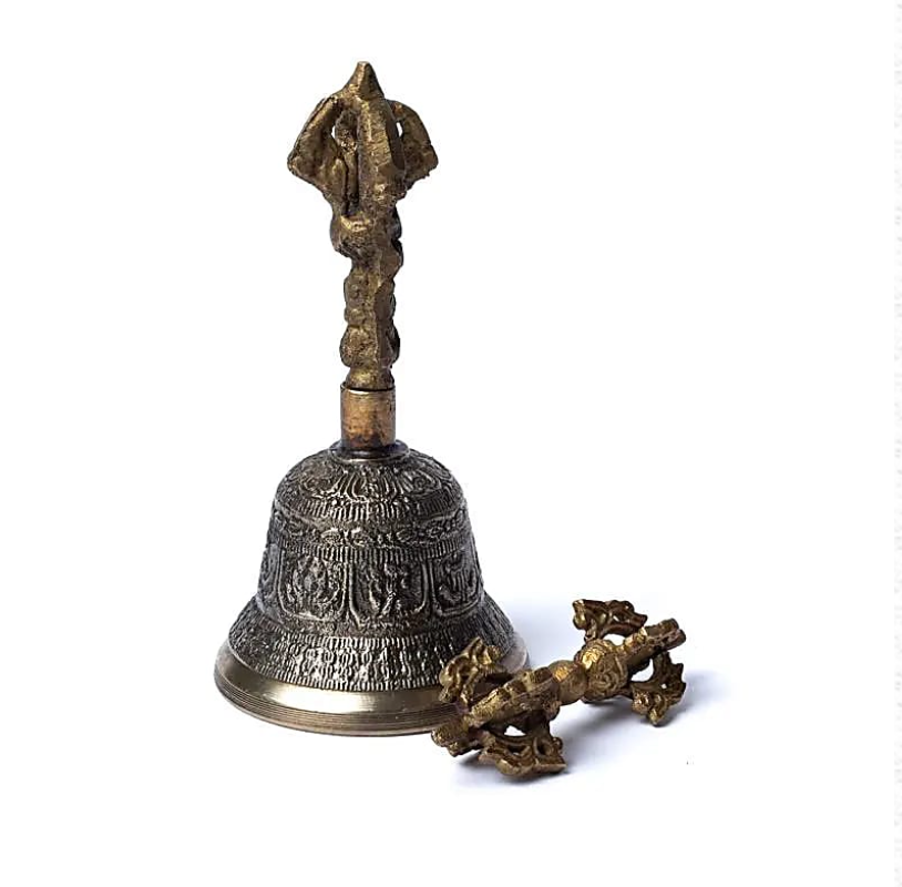 Bronze Dorje und Glocke S