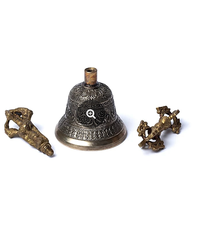 Bronze Dorje und Glocke S