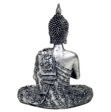 Namaste Buddha mit Kerzenhalter