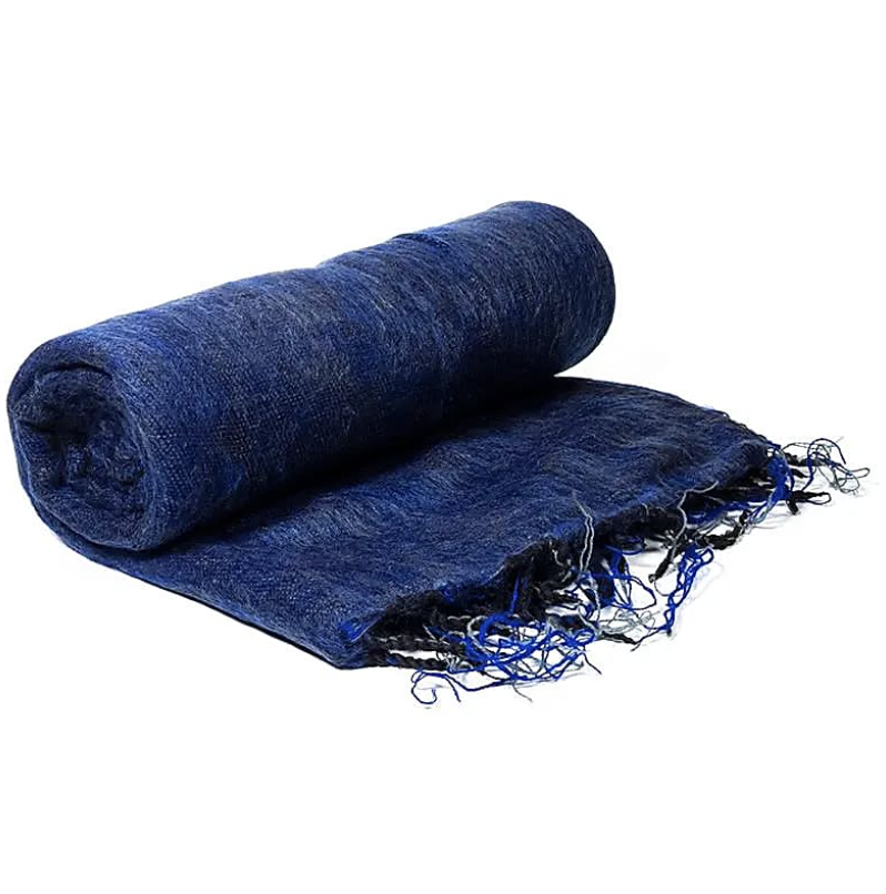 Tibetischer Meditationsschal, dunkelblau - Tibetwelt