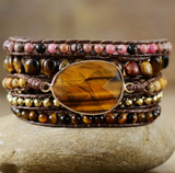 Armband - Tigerauge - Tibetwelt