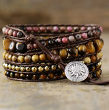 Wickelarmband - Tigerauge 