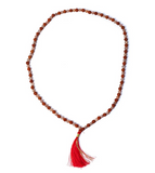 Mala Pierre de Lune Pêche Rudraksha- Antre Gothique 