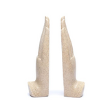 Namaste Mudra Hands Statue mit Buddha