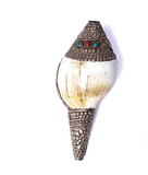 Echte tibetische Muschel