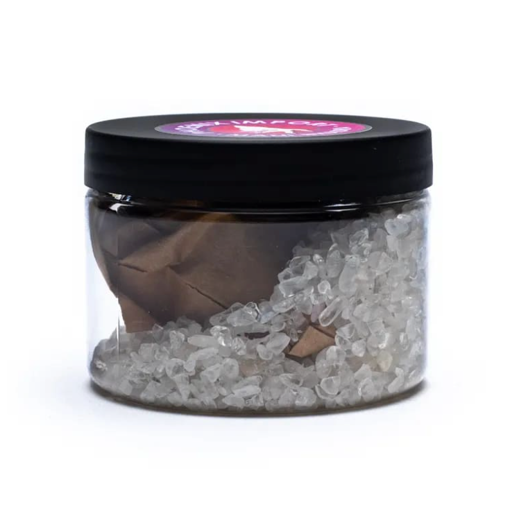 Entlade-/Ladeset 100 g Bergkristall, 150 g Hämatit