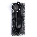 Mudra-Kerzenhalter-Statue