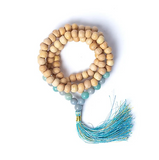 Mala Tulsi Angelit und Amazonit