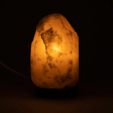 Weiße Himalaya-Salzlampe – 1500–2000 g – LED