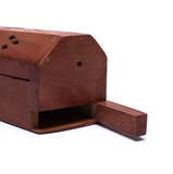 Räuchergefäß mit Fach für Räucherstäbchen